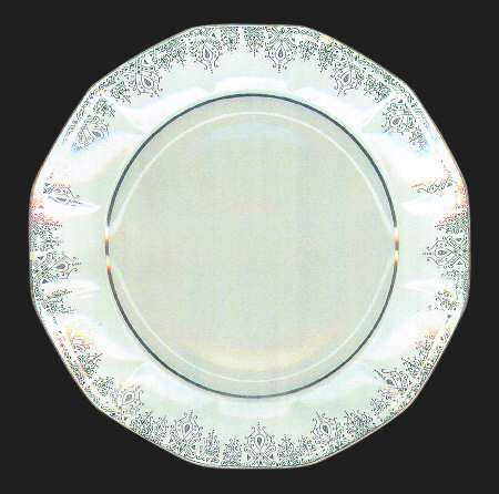 Gold Crest Dinner Plate
