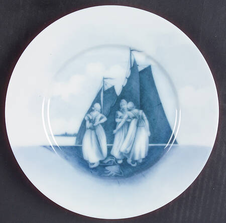 Old Dutch (No Trim) Salad Plate