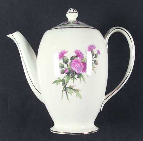 Scotch Thistle Coffee Pot & Lid