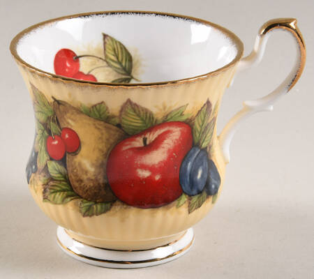 Antique Fruit Footed Cup