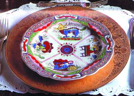 Bengal Tiger Salad Plate
