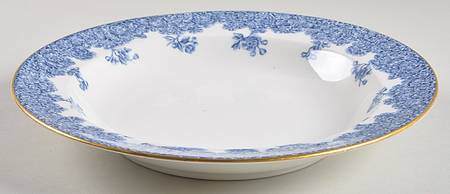 W2279 Navy Large Rim Soup Bowl