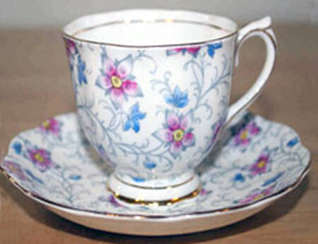Kendal Footed Demitasse Cup & Saucer Set