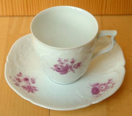 R796 Flat Demitasse Cup & Saucer Set