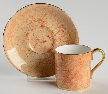 Gossamer Butterscotch Flat Demitasse Cup & Saucer Set