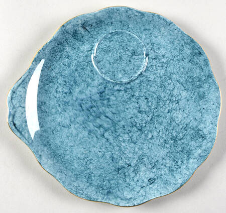 Gossamer Blue Snack Plate by Royal Albert
