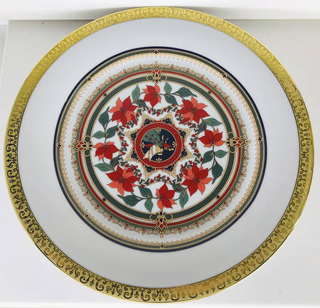 Gold Buffet Accent Dinner Plate