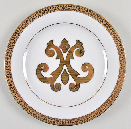 Gold Buffet Accent Salad Plate