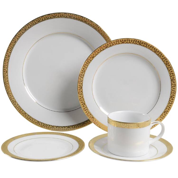Gold Buffet 40 Piece Estate Set