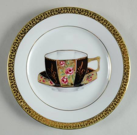 Gold Buffet Accent Salad Plate