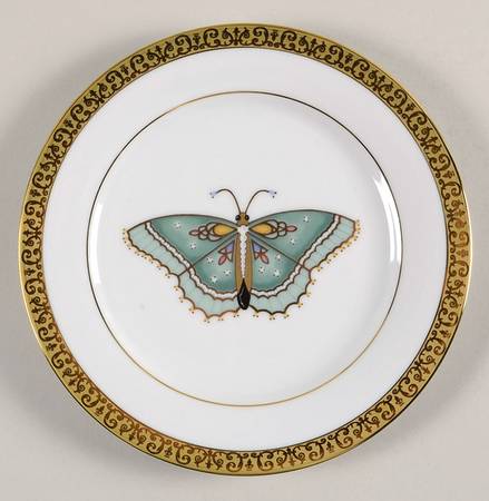 Gold Buffet Salad Plate