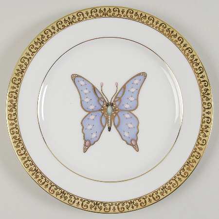 Gold Buffet Salad Plate