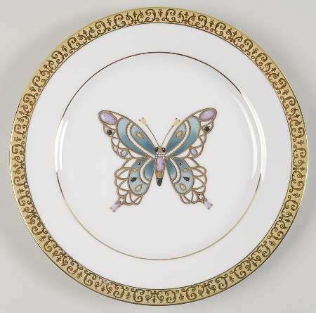 Gold Buffet Salad Plate