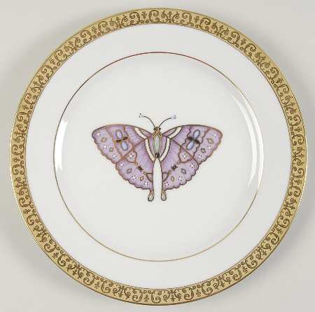 Gold Buffet Salad Plate