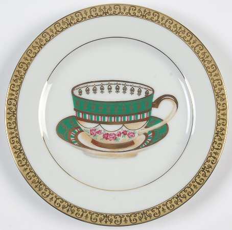 Gold Buffet Accent Salad Plate