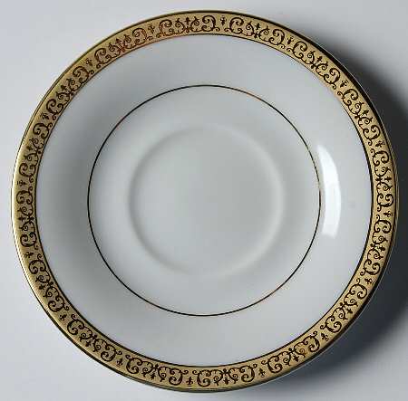 Gold Buffet Saucer for Demitasse Cup