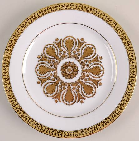 Gold Buffet Accent Salad Plate