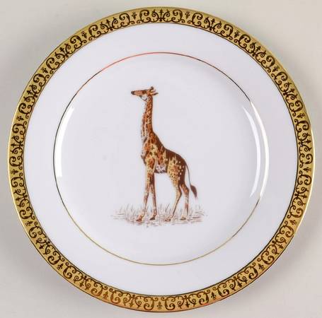 Gold Buffet Salad Plate
