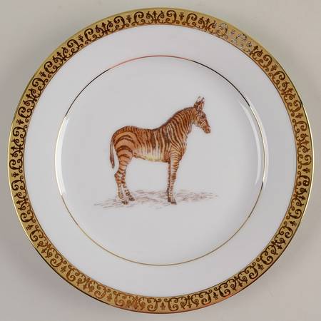 Gold Buffet Salad Plate