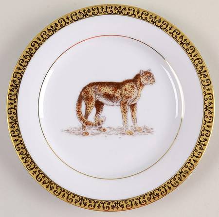 Gold Buffet Salad Plate
