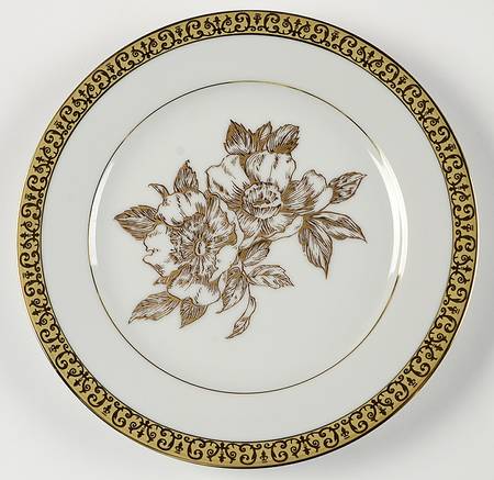 Gold Buffet Accent Salad Plate