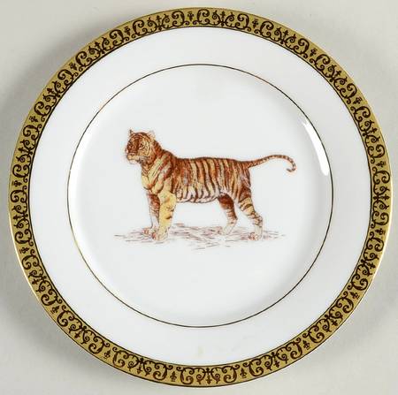 Gold Buffet Salad Plate