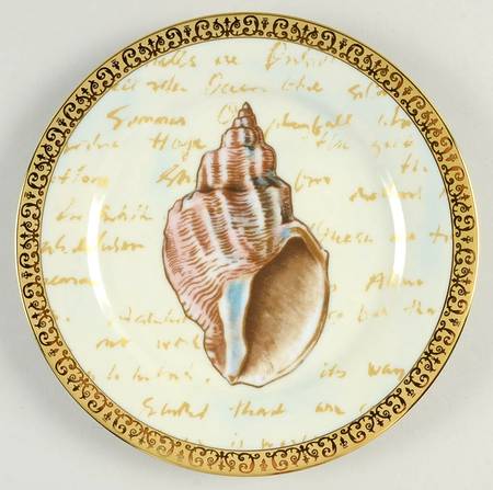 Gold Buffet Salad Plate