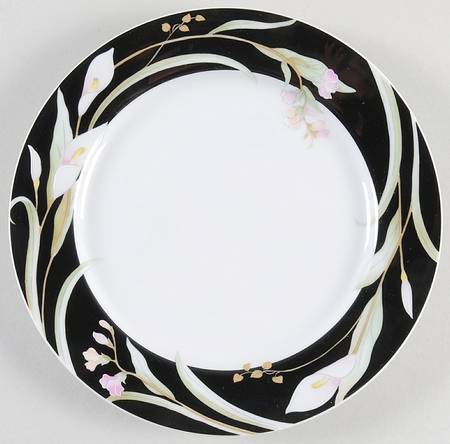 Symphony Black Salad Plate