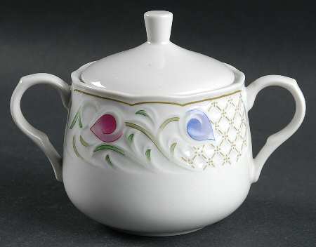 Jardin Renaissance Sugar Bowl & Lid