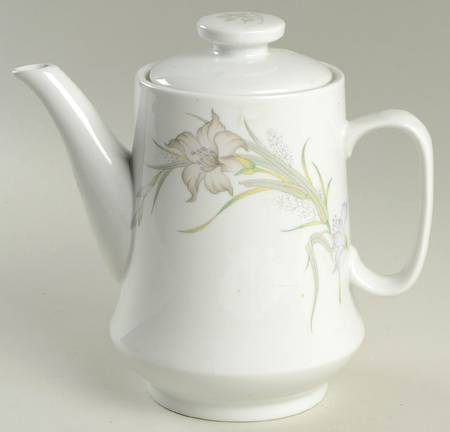 Daffodil (Extra Small Flowers) Coffee Pot & Lid