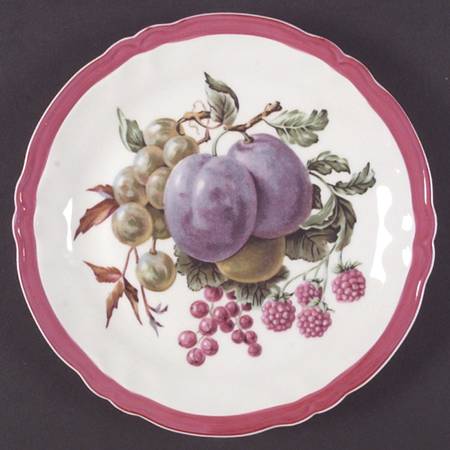 Fruit (Raspberry Border) Salad Plate