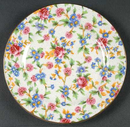 Old Cottage (Circa 1995, White) Bread & Butter Plate