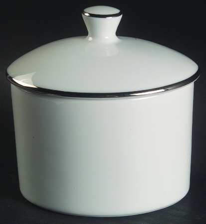 Classic Platinum Sugar Bowl & Lid