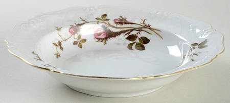 Rose Brier Rim Soup Bowl