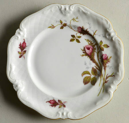 Rose Brier Bread & Butter Plate