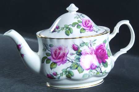 English Rose Mini Teapot & Lid