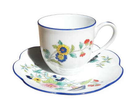 Paradis Bleu Demitasse Cup & Saucer Set