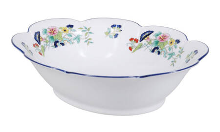 Paradis Bleu 9" Oval Vegetable Bowl