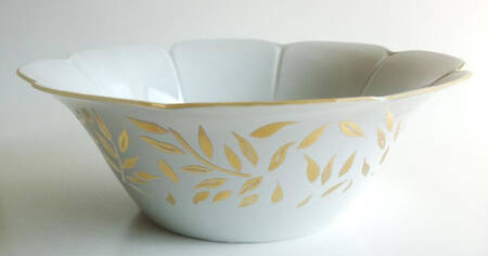 Olivier Gold 9" Salad Serving Bowl