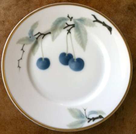 Blue Cherry (Gold Trim) by Rosenthal - Continental