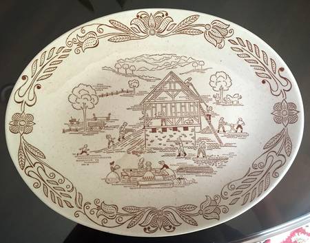 Brown County 13" Oval Serving Platter