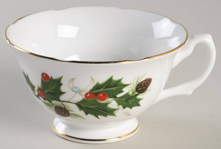 Noel (Crown Backstamp, Scalloped) Footed Cup