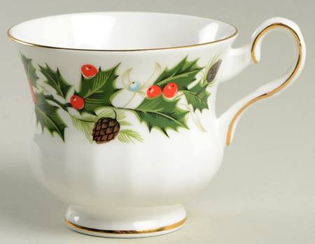 Noel (Crown Backstamp, Scalloped) Footed Cup