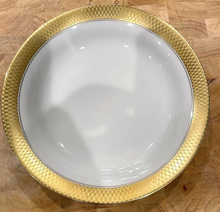 Golden Brocade Salad Plate