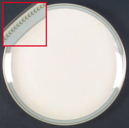 Etienne (Gold Trim) 13" Chop Plate (Round Platter)