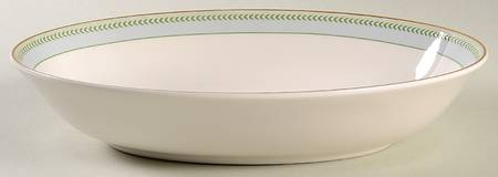 Etienne (Gold Trim) 9" Oval Vegetable Bowl