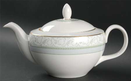 Etienne (Gold Trim) Teapot & Lid