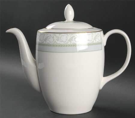 Etienne (Gold Trim) Coffee Pot & Lid