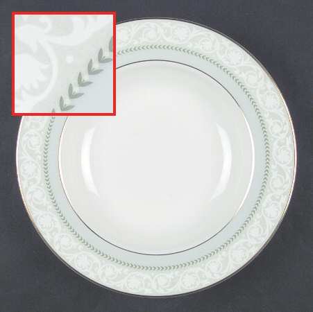 Etienne (Gold Trim) Large Rim Soup Bowl