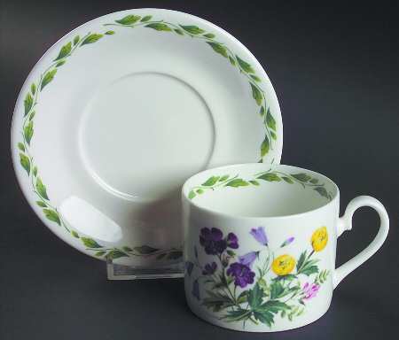 The Garden Flat Cup & Saucer Set
